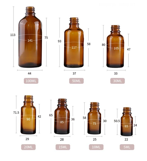 dark brown essential oil bottles tawny essential oil vials 05